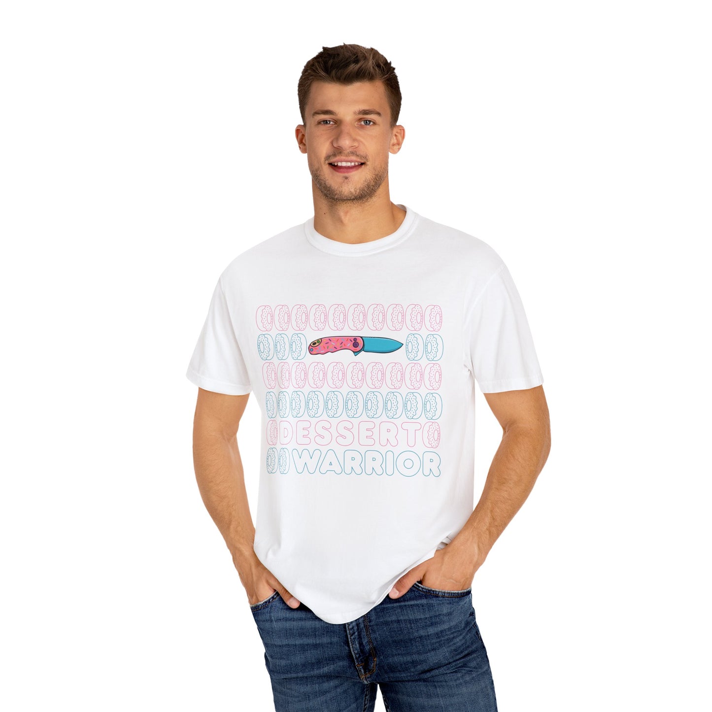 Dessert Warrior Donut Grid Tee