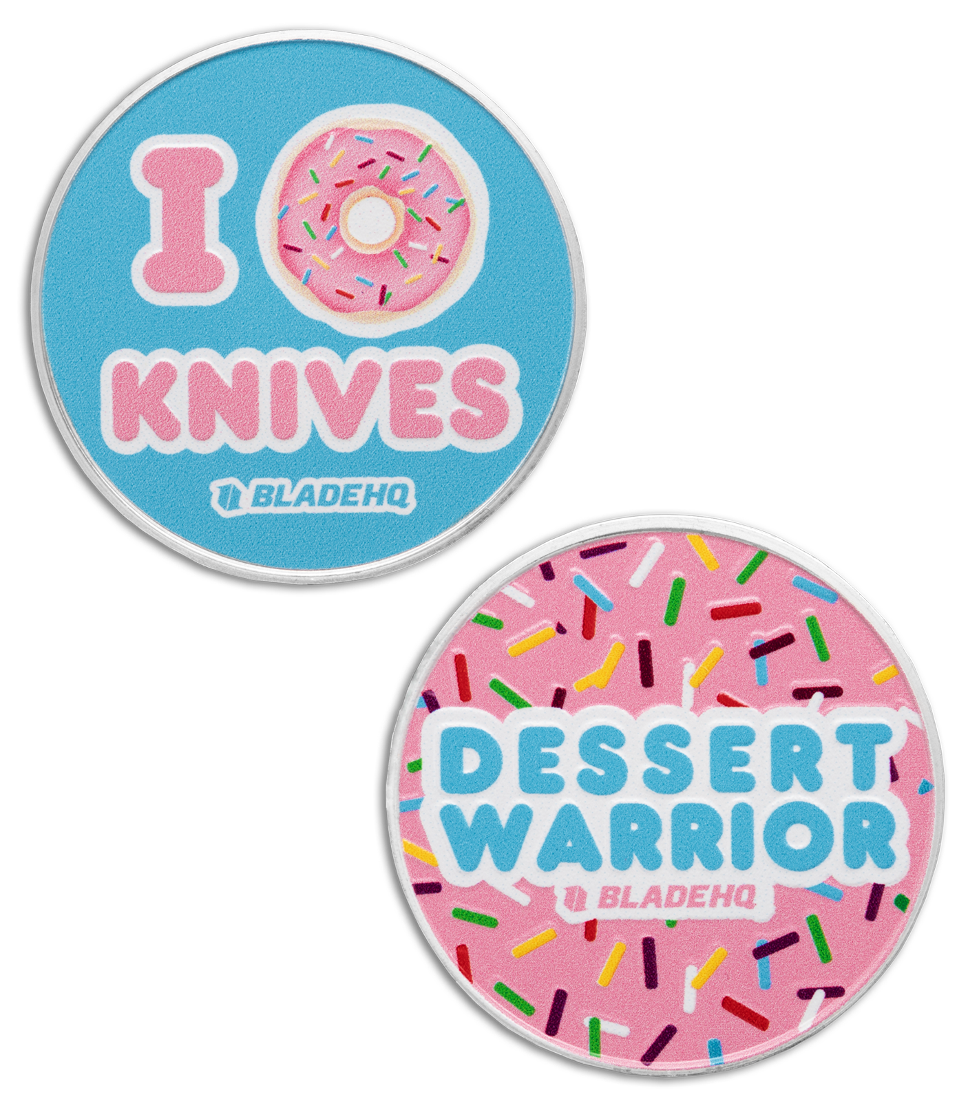 Blade HQ Dessert Warrior® "I Donut Knives" Coin