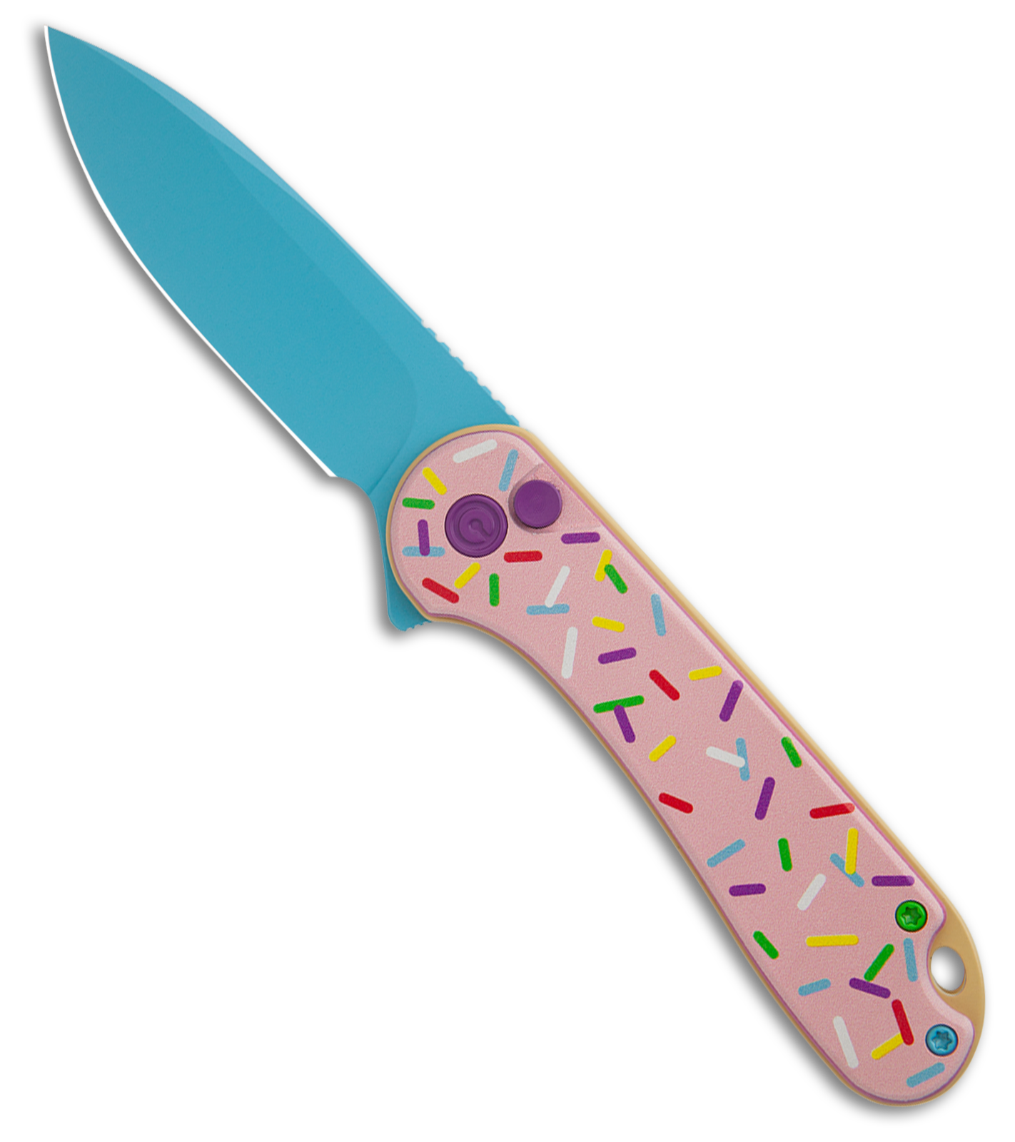 CIVIVI Dessert Warrior® Elementum II Button Lock Knife Pink G10
