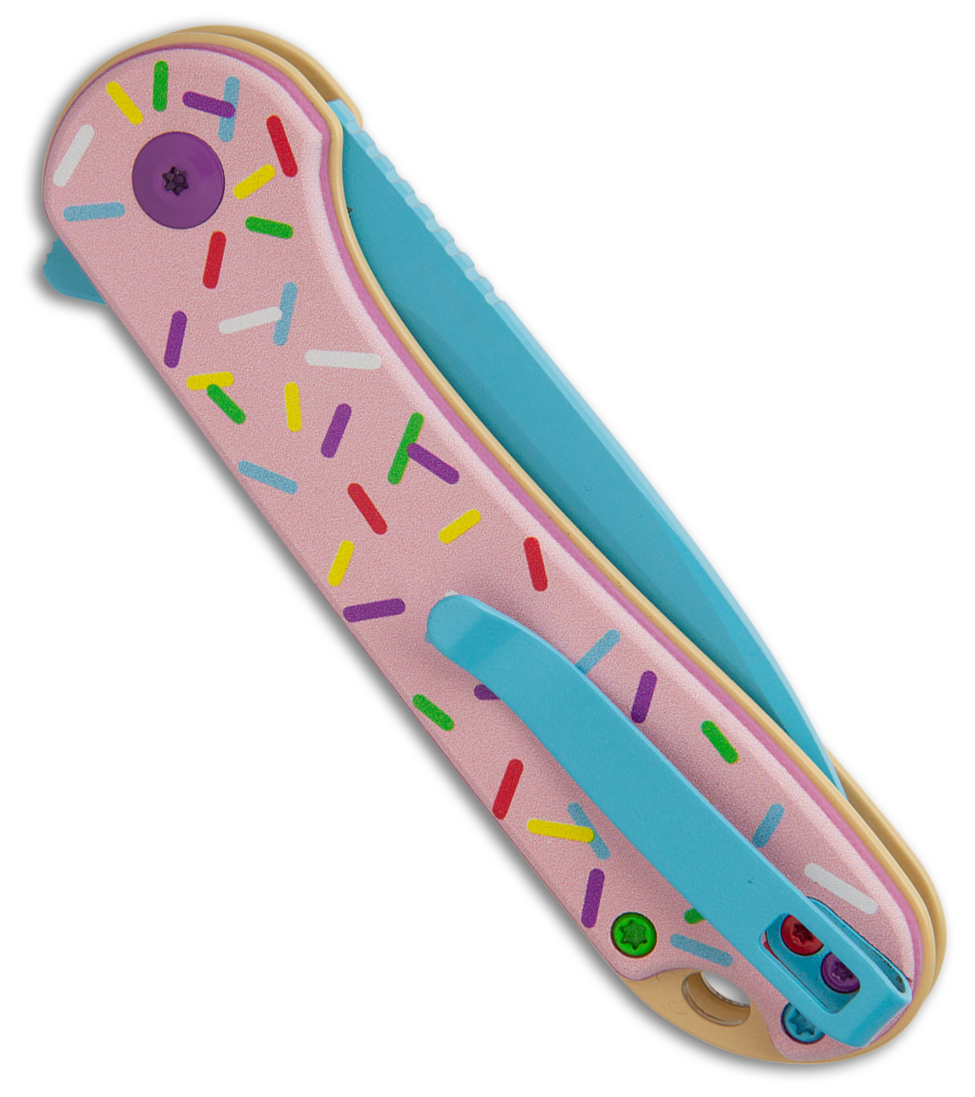 CIVIVI Dessert Warrior® Elementum II Button Lock Knife Pink G10