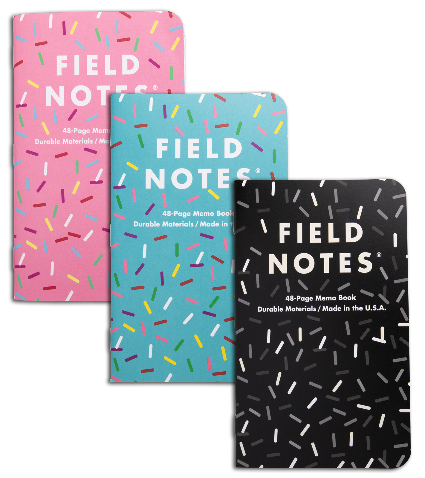 Field Notes Memo Ruled/Lined/Graph 3-Pack - Dessert Warrior® Theme