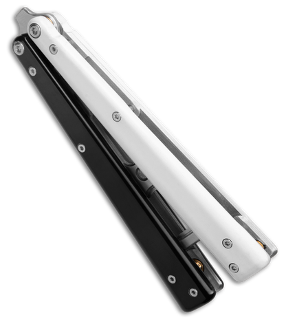 BB Barfly Pro V3 Model Bottle Opener Butterfly Trainer Black/White Alum (Satin)