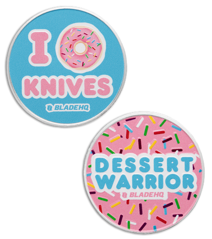 Blade HQ Dessert Warrior® "I Donut Knives" Coin