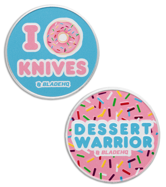Blade HQ Dessert Warrior® "I Donut Knives" Coin