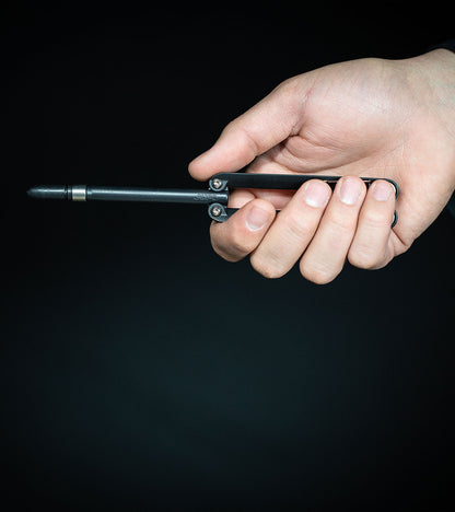 BaliYo by Spyderco Pen Butterfly Flipper (Black)