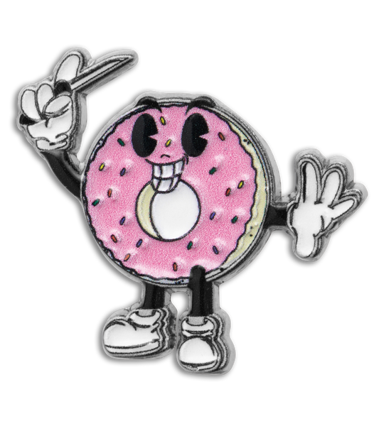 Blade HQ Exclusive Dessert Warrior® Donut Figure Lapel Pin