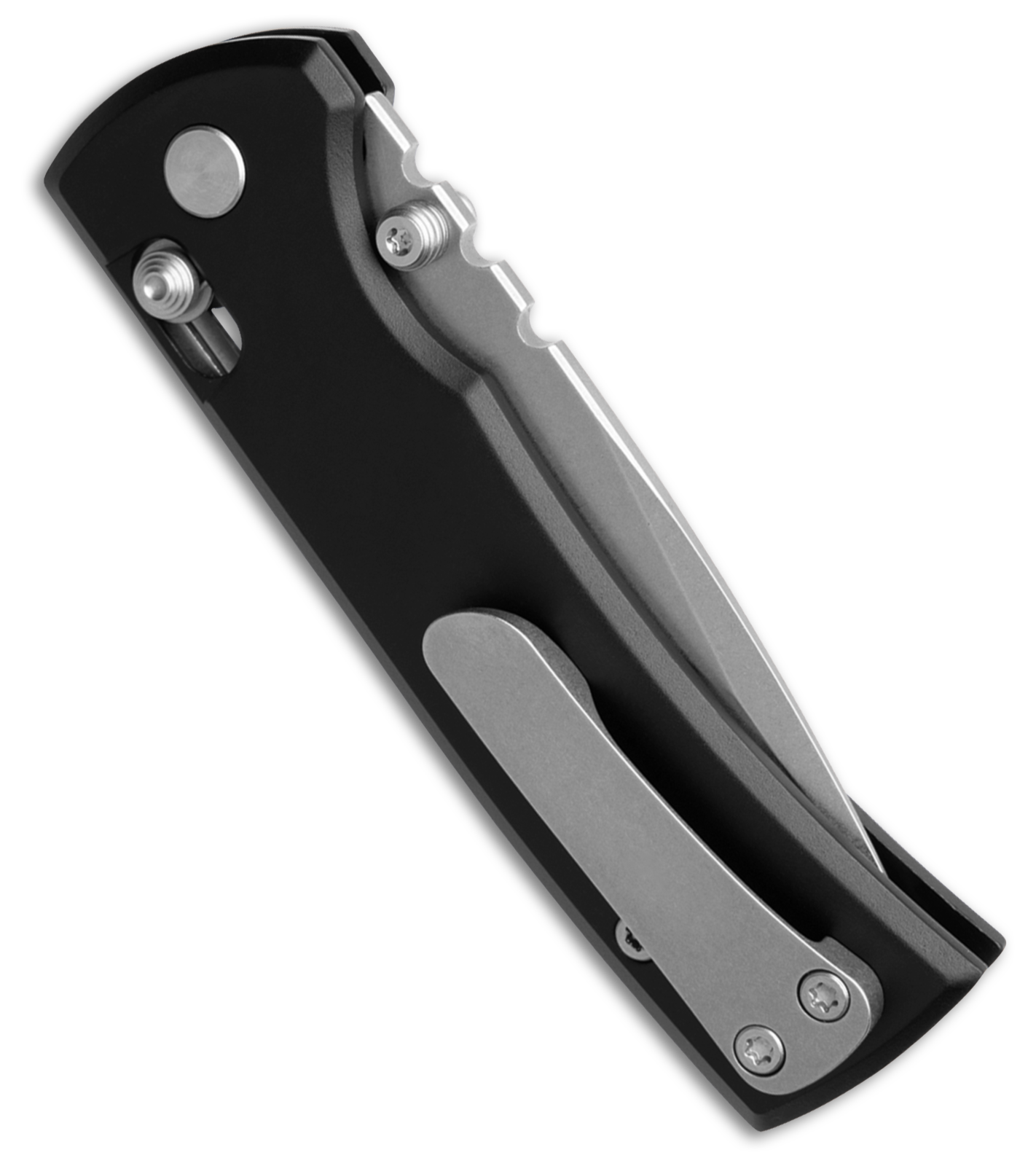 Chaves Redencion Drop Point X-Lock Knife Black Aluminum (3.25" SW D2)
