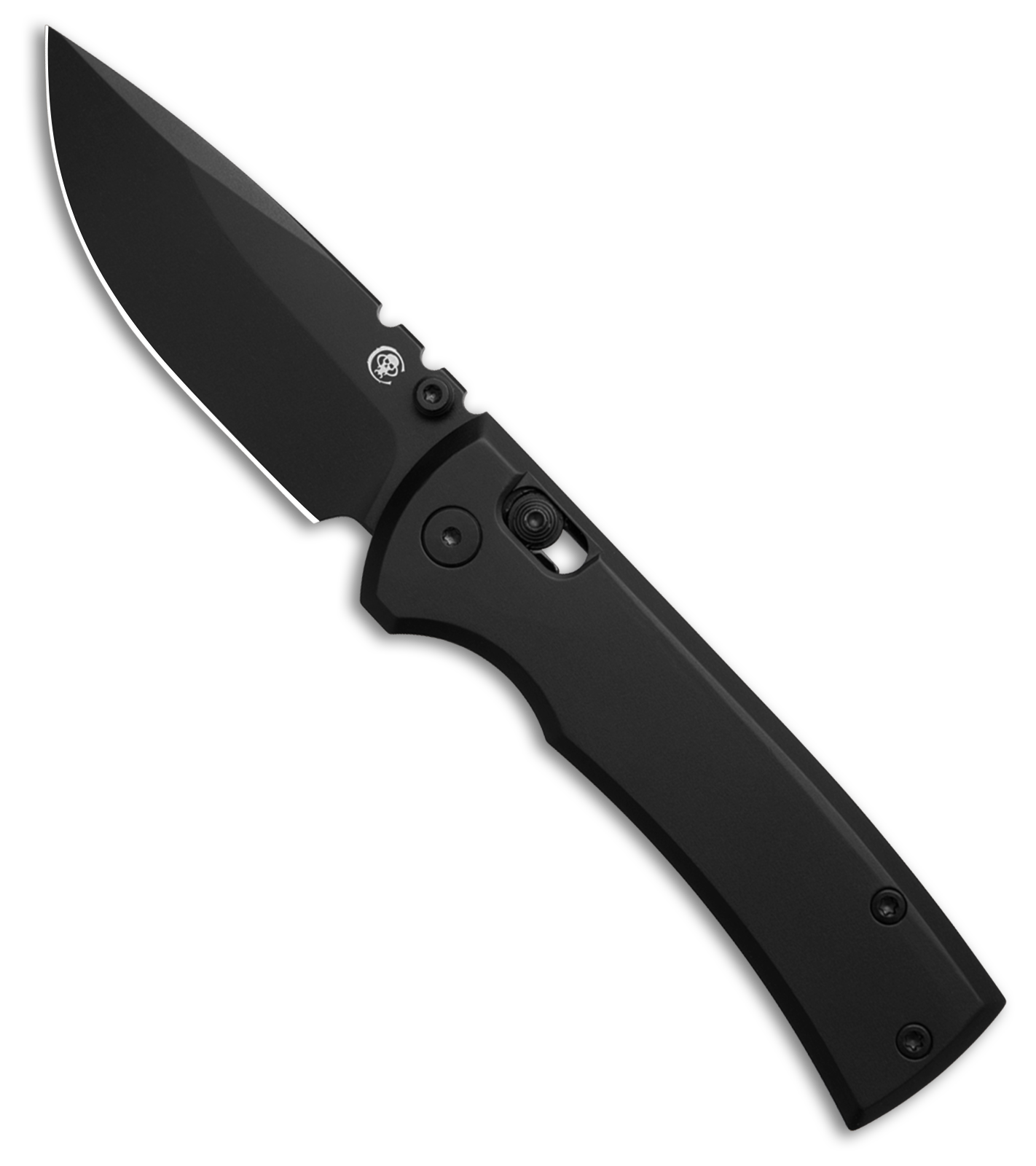 Chaves Redencion Drop Point X-Lock Knife Black Aluminum (3.25" Black D2)
