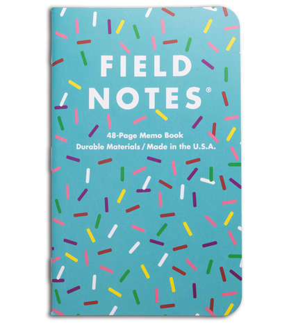 Field Notes Memo Ruled/Lined/Graph 3-Pack - Dessert Warrior® Theme