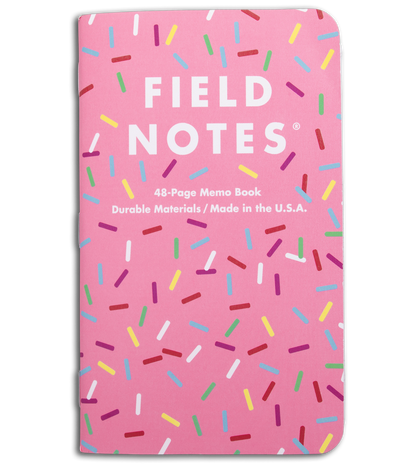 Field Notes Memo Ruled/Lined/Graph 3-Pack - Dessert Warrior® Theme