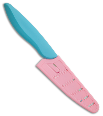 Kershaw 3-Piece Limited Edition Blue + Pink Donut Kitchen Knife Set