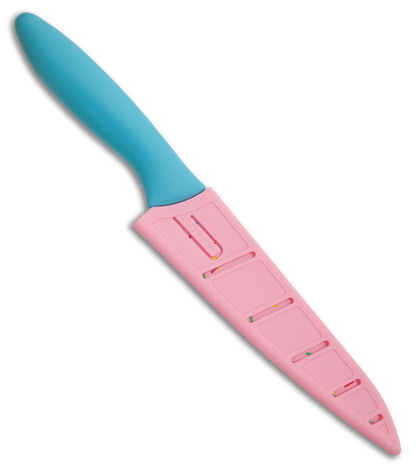 Kershaw 3-Piece Limited Edition Blue + Pink Donut Kitchen Knife Set