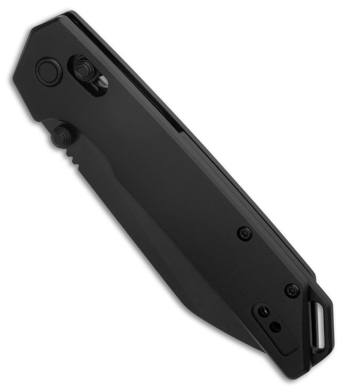 Kershaw Iridium Reverse Tanto DuraLock Knife Black (3.5" Black) 2038RBLK