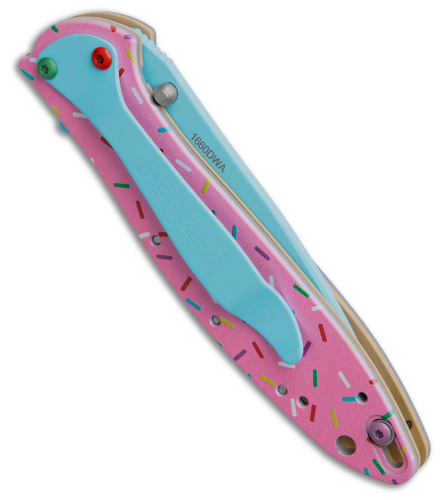 Kershaw Leek A/O Knife (3" Blue 14C28N) 1660DW - Donut