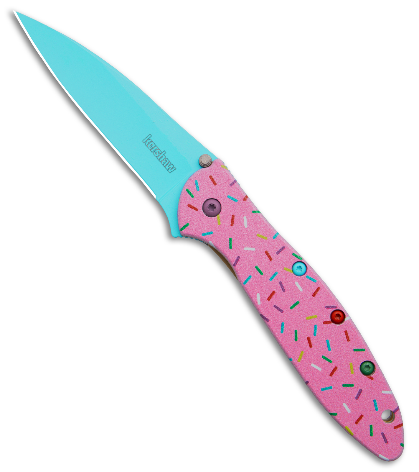Kershaw Leek A/O Knife (3" Blue 14C28N) 1660DW - Donut