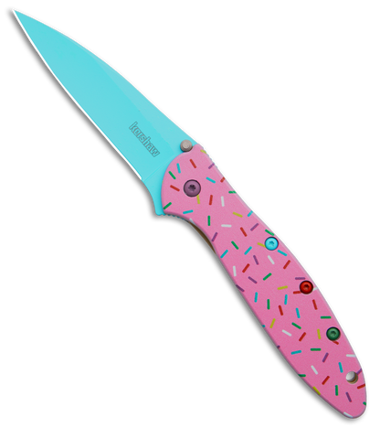 Kershaw Leek A/O Knife (3" Blue 14C28N) 1660DW - Donut