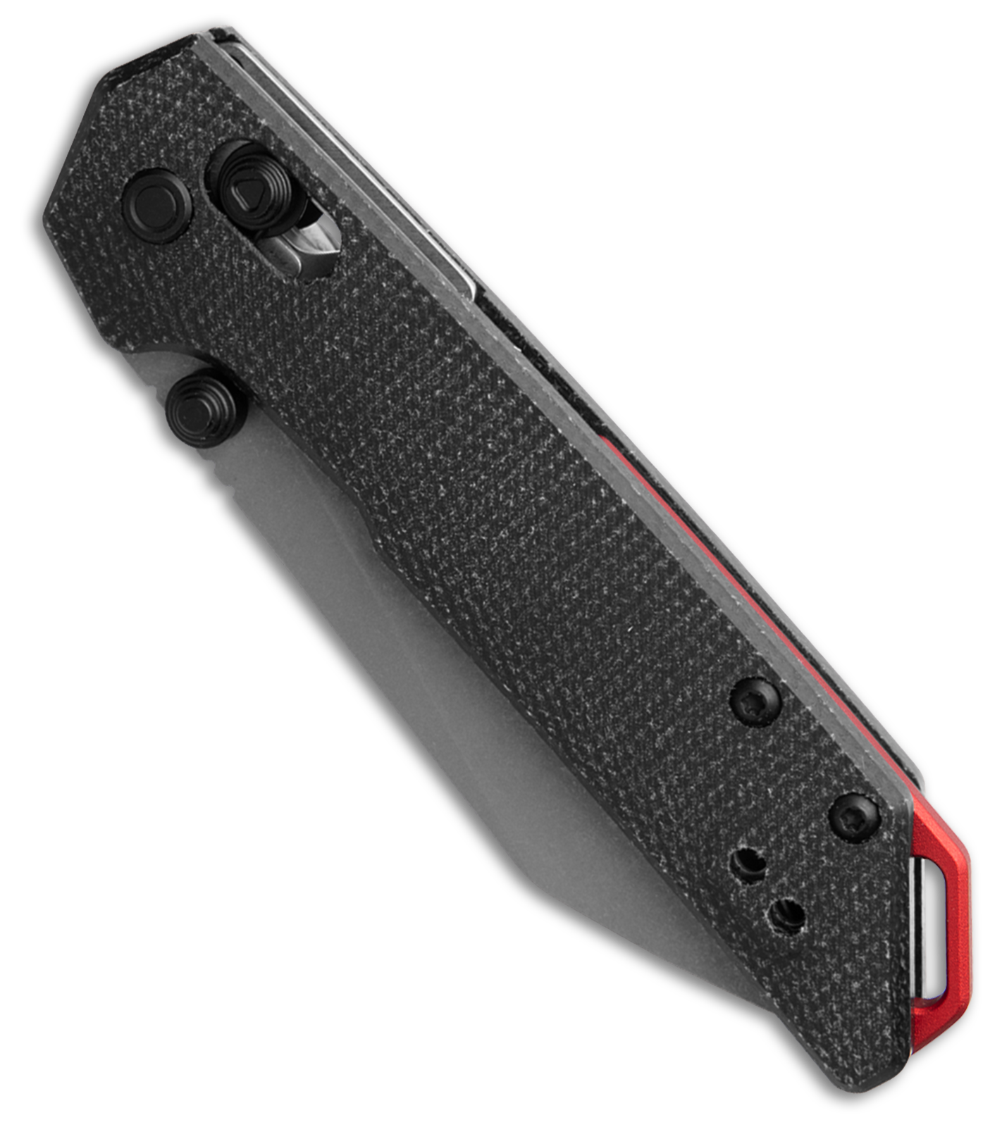 Kershaw Mini Iridium Reverse Tanto DuraLock Knife Black Micarta (3" Working)