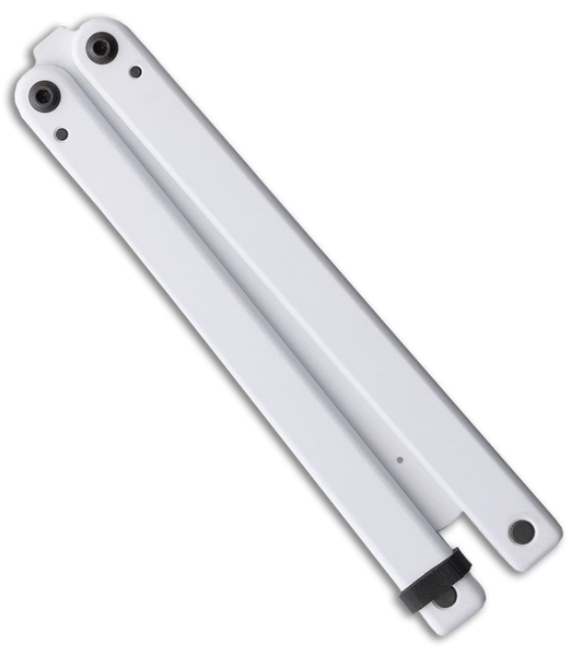 Squid Industries Squiddy Butterfly Balisong Trainer White PVC (4.3" White)